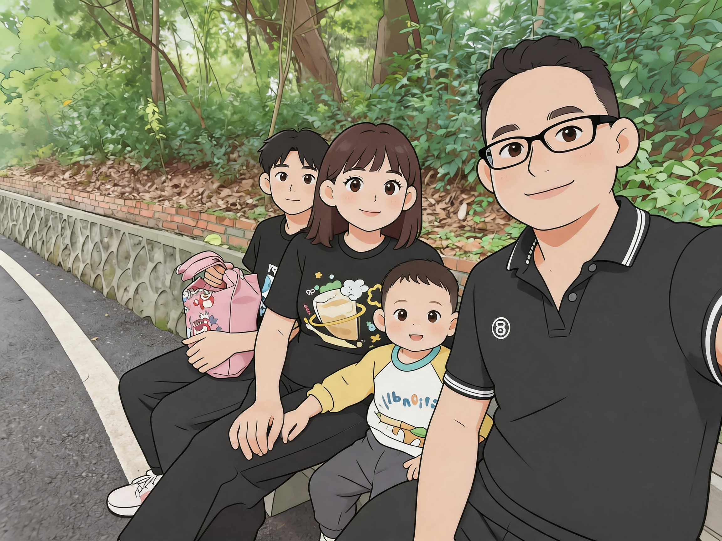 ##让我把这个图片做成可爱的漫画图。 - AI提示词参考图，来自西西提示词