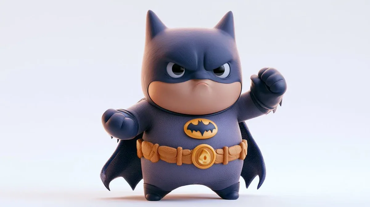 Fat cartoonish cute [Pop Culture Character] in an epic pose, full body, dreamy color palette, soft lighting, … - AI提示词参考图，来自西西提示词