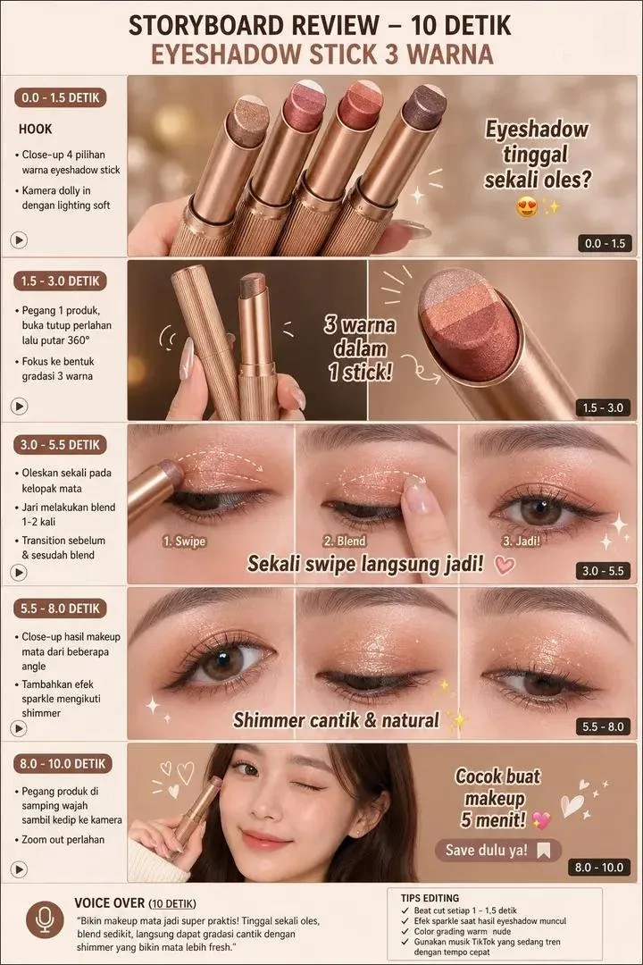 Create a 10-second vertical (9:16), ultra-realistic 4K beauty commercial that follows the storyboard exactly.… - AI提示词参考图，来自西西提示词