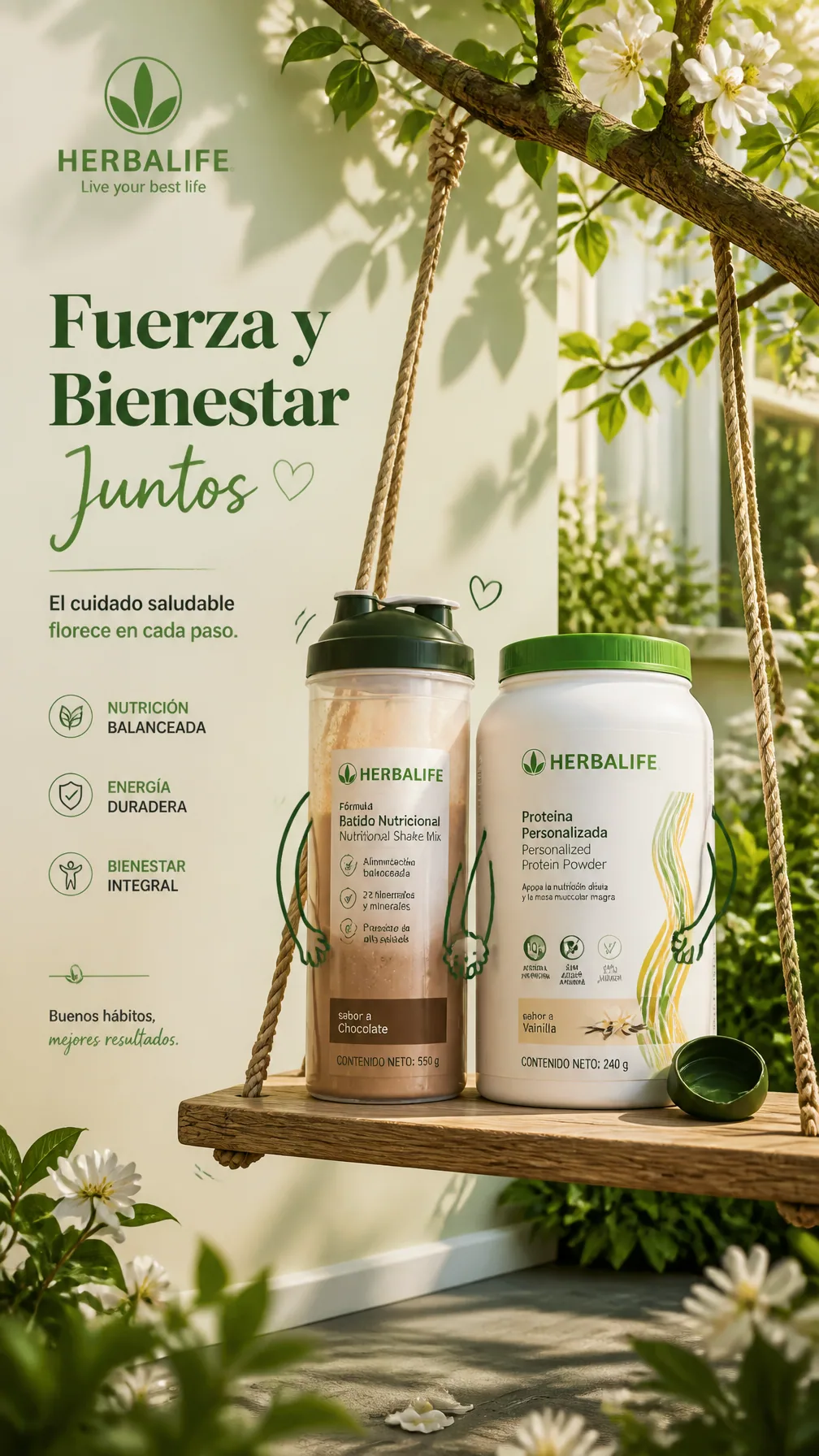 Create an ultra-premium wellness/nutrition advertising poster in a polished stylized 3D realism style, preser… - AI提示词参考图，来自西西提示词