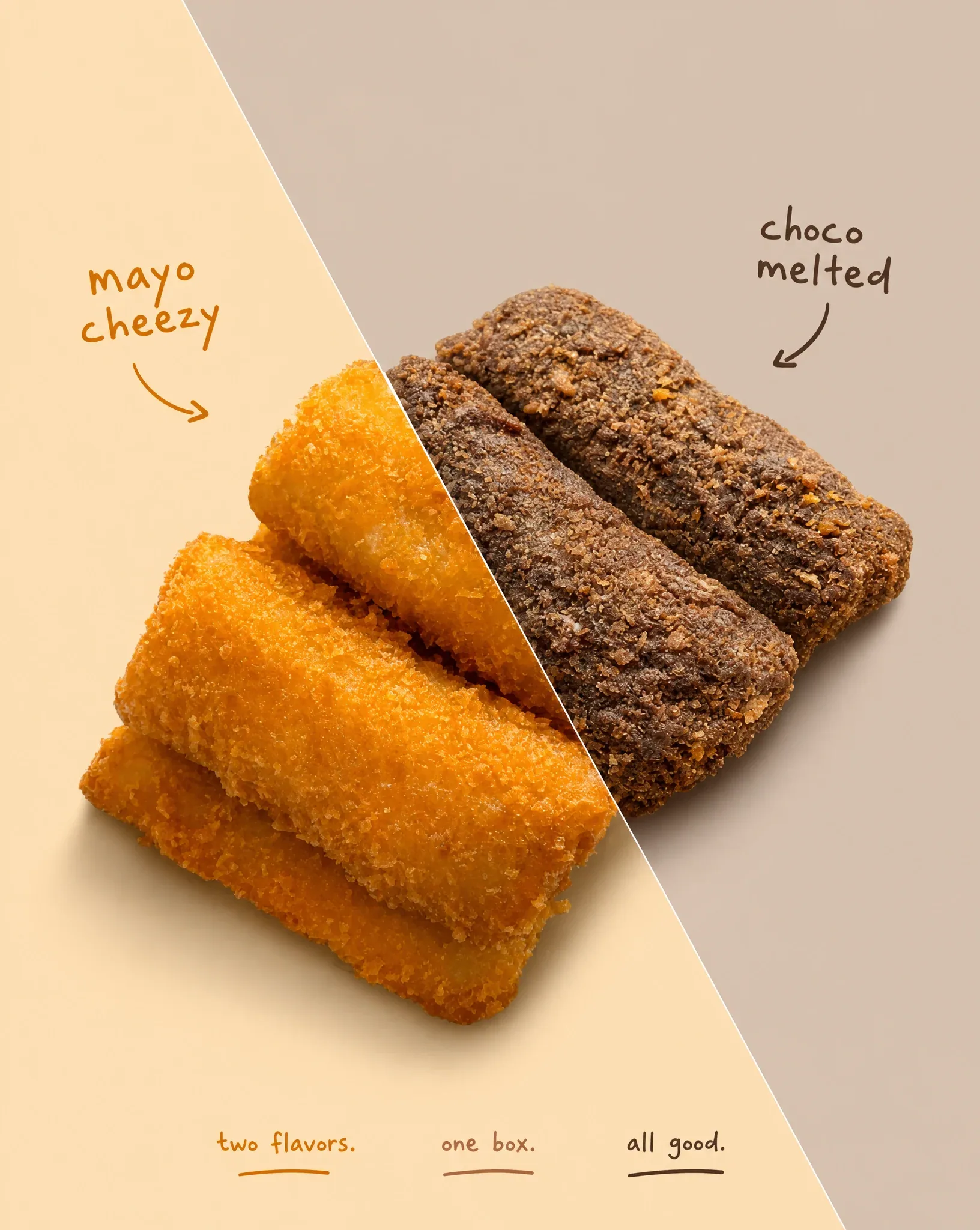 ━━━━━━━━━━━━━━━━━━━━━━━━━━EDITABLE TEXT━━━━━━━━━━━━━━━━━━━━━━━━━━Left Menu Name:[Mayo cheezy]Right Menu Name:… - AI提示词参考图，来自西西提示词