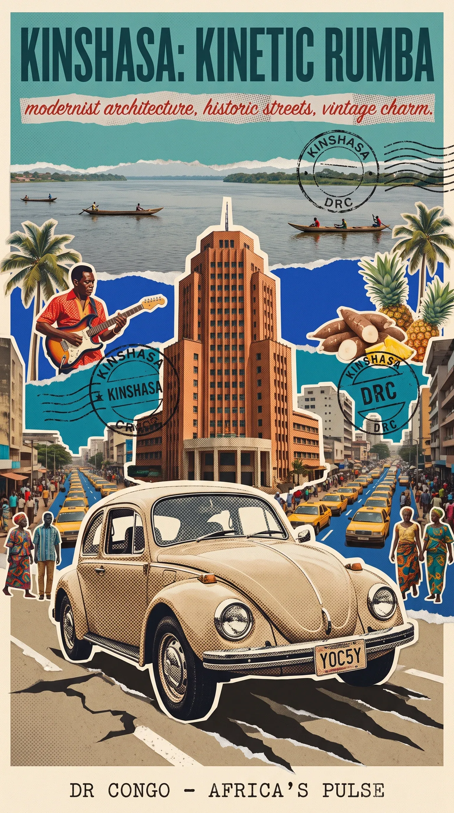 1. COMPOSITION & ART DIRECTION BREAKDOWN: KINSHASA, THE BEETLE AS HEROAesthetic Shift: We move away from the … - AI提示词参考图，来自西西提示词