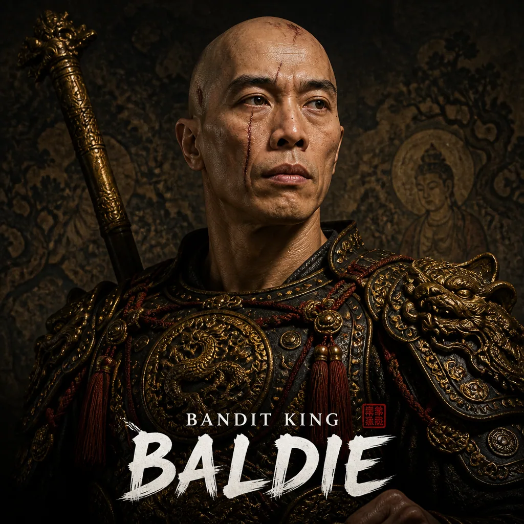 A highly detailed, deeply atmospheric medium-close-up photograph of the character in reference image 1 With f… - AI提示词参考图，来自西西提示词