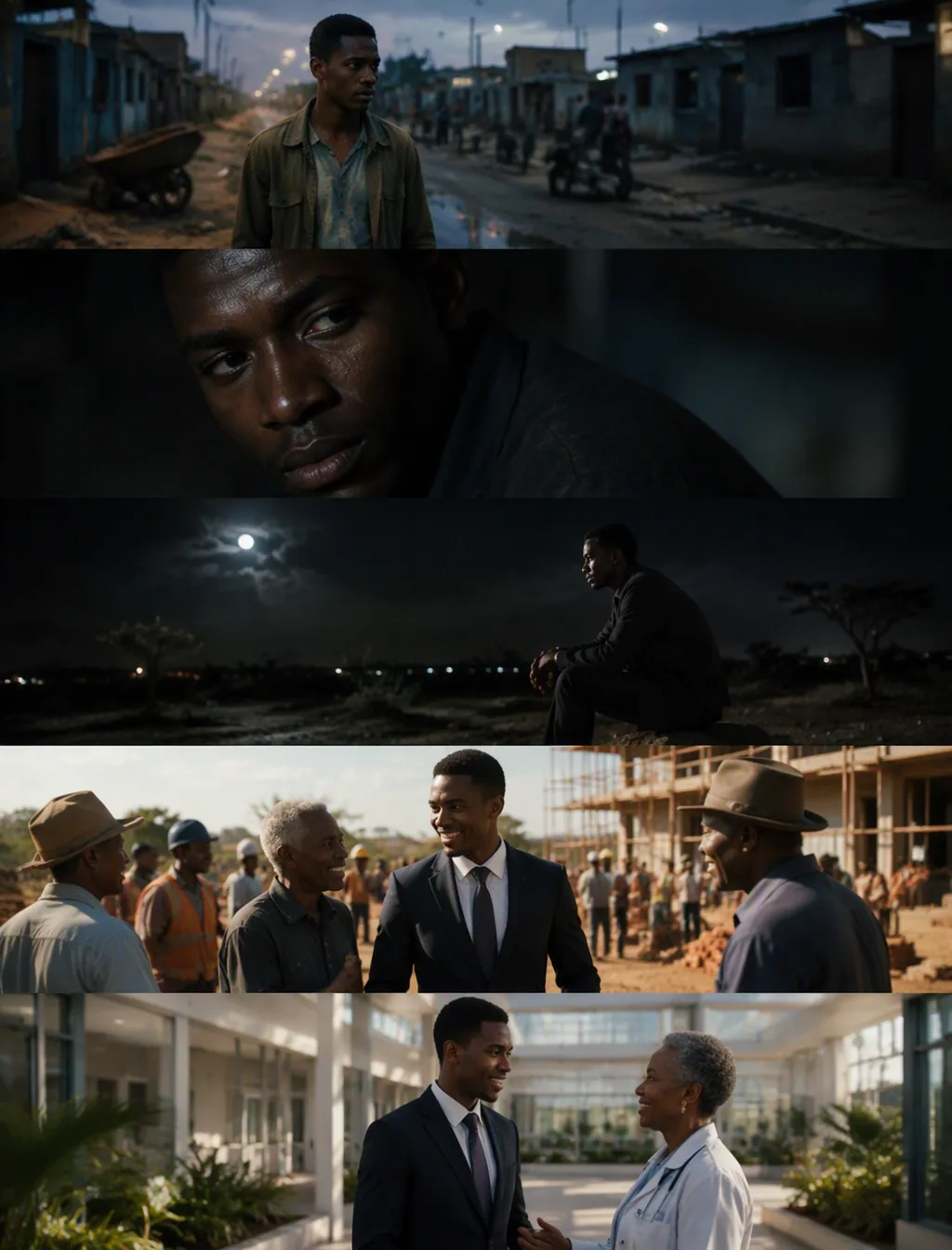 Cinematic film, 35mm anamorphic lens, high dynamic range, evocative of Christopher Doyle cinematography. The … - AI提示词参考图，来自西西提示词