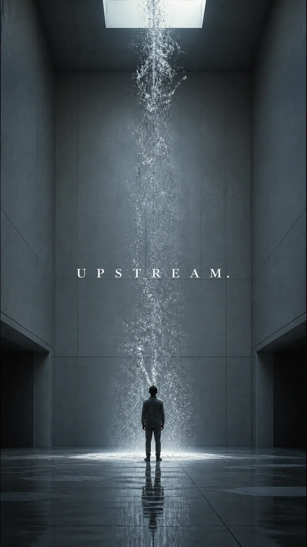 Premium editorial campaign.Main Subject:Young man standing in a monumental empty room.Creative Direction:A ve… - AI提示词参考图，来自西西提示词