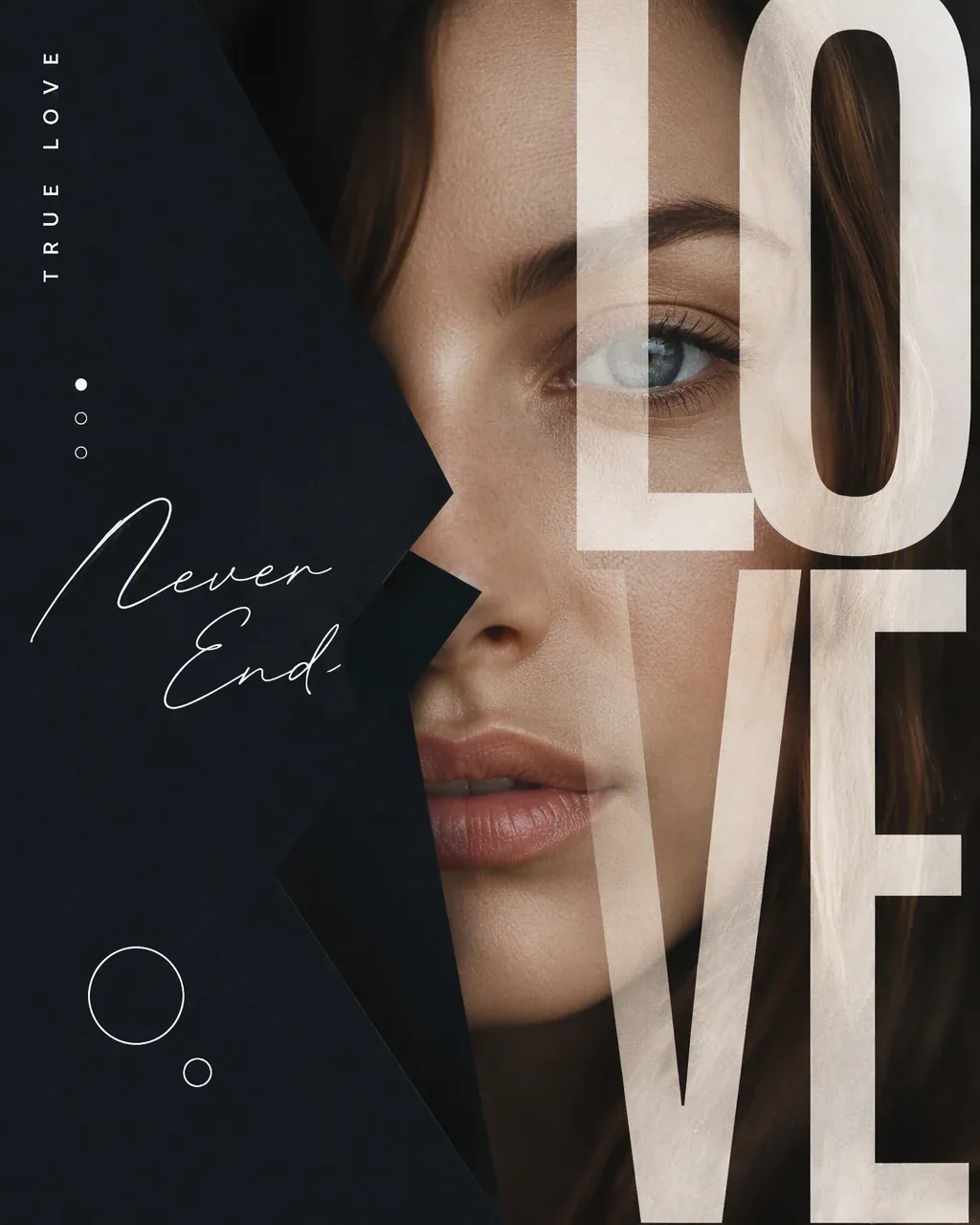 Ultra-photorealistic luxury fashion editorial poster, vertical 4:5 composition, sophisticated modern magazine… - AI提示词参考图，来自西西提示词