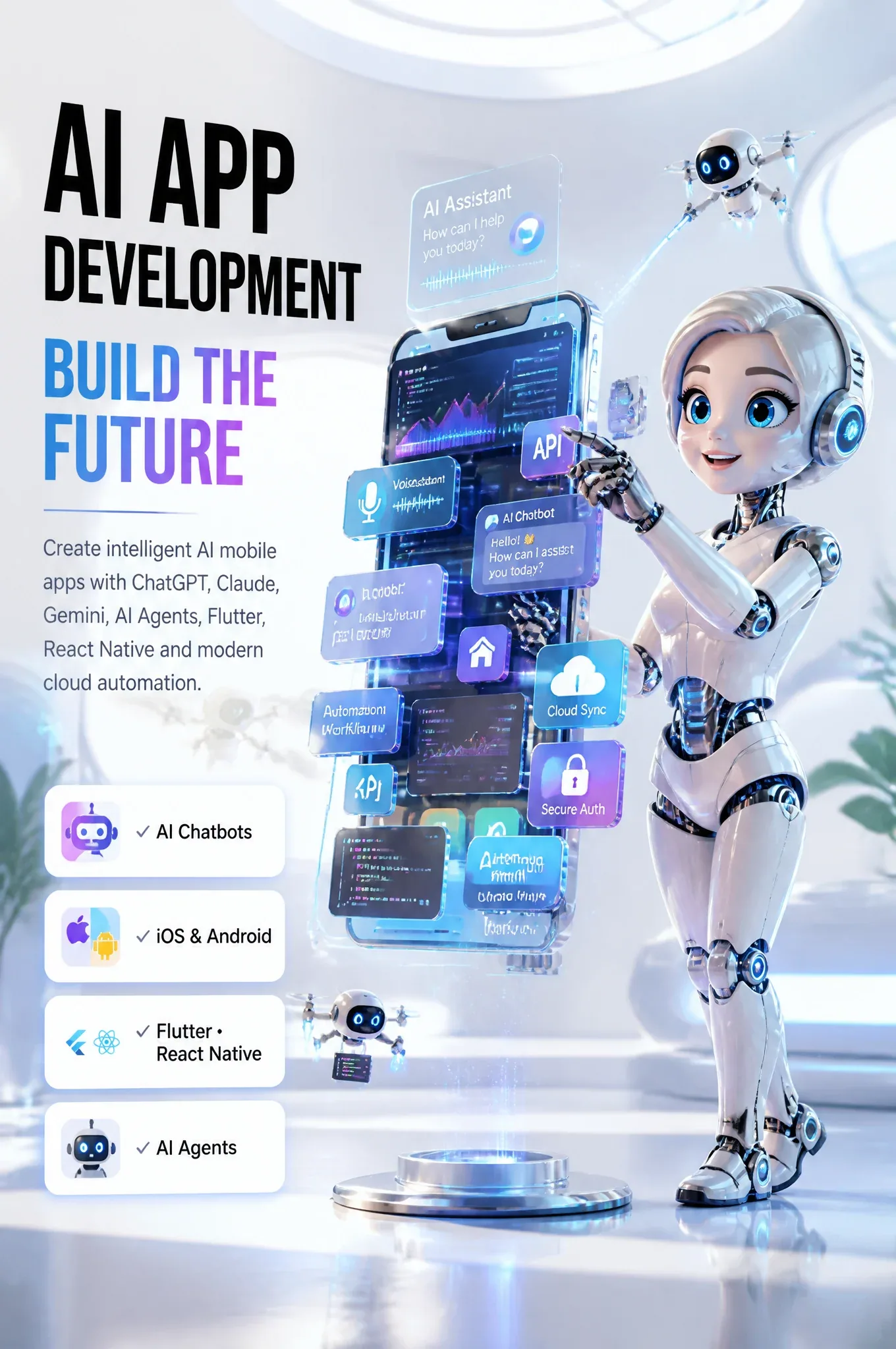 Concept 2 — Pixar AI Robot Building a Mobile AppAspect Ratio: 2:3 Ultra-Detailed PromptCreate an ultra-premiu… - AI prompt reference from CC Prompt Galaxy