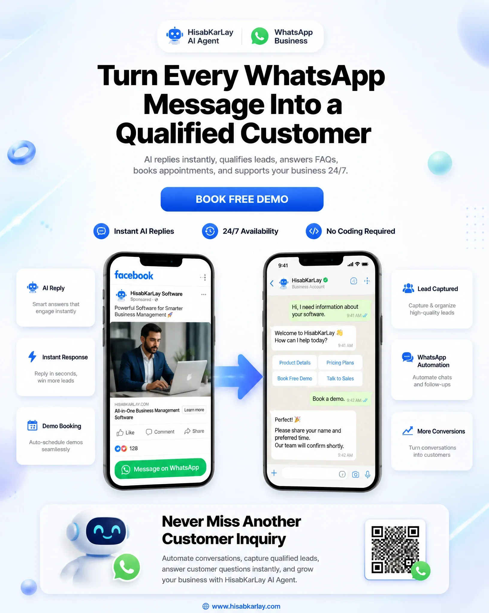 Create a premium, modern SaaS marketing poster in a 4:5 aspect ratio (1080×1350px) inspired by leading AI sof… - AI提示词参考图，来自西西提示词