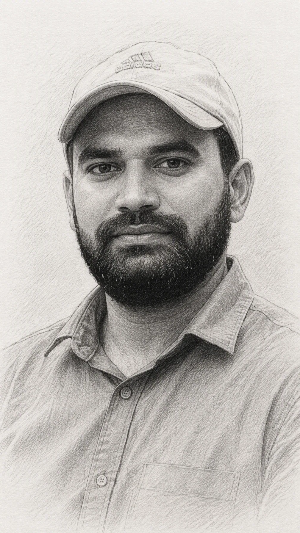 [image1] Create a highly detailed pencil sketch portrait on paper of the uploaded face.Keep the face exactly … - AI prompt reference from CC Prompt Galaxy