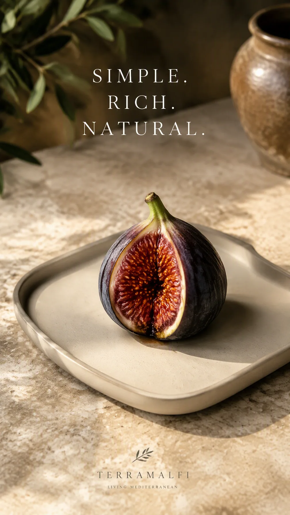 Premium 4:5 advertising poster for a luxury ceramic serving tray. A matte ceramic tray carrying exactly one r… - AI提示词参考图，来自西西提示词