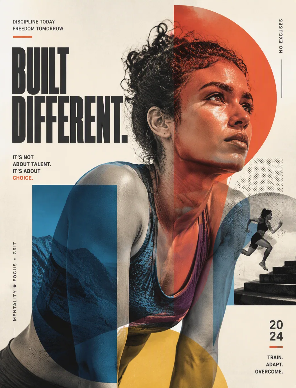 Theme: [Theme] Subject: [Subject] Headline: [Headline] Supporting text: [Supporting Text] Primary colors: [Pr… - AI提示词参考图，来自西西提示词