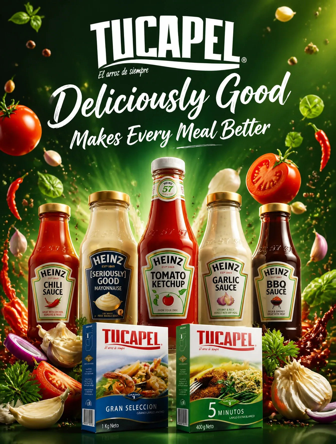 Ultra-premium Tucapel commercial advertising poster, luxury condiment product campaign, award-winning Behance… - AI提示词参考图，来自西西提示词