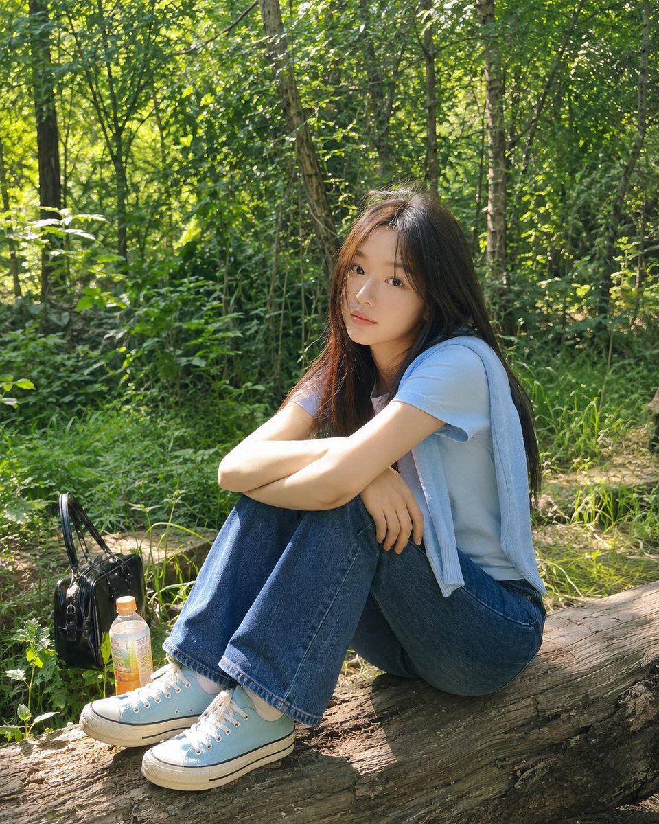 {argument name="subject" default="A young Chinese girl"} in a {argument name="setting" default="sunny summer … - AI prompt reference from CC Prompt Galaxy