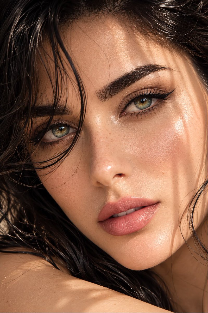Ultra-photorealistic RAW beauty portrait using the uploaded reference image to preserve the subject's exact f… - AI提示词参考图，来自西西提示词