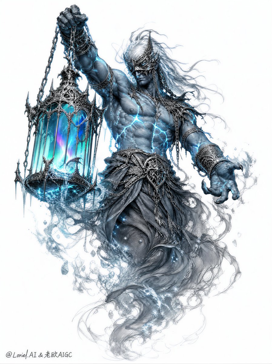 Create a direct contrast between traditional pencil sketches and high-purity digital lighting effects. * Aggr… - AI提示词参考图，来自西西提示词