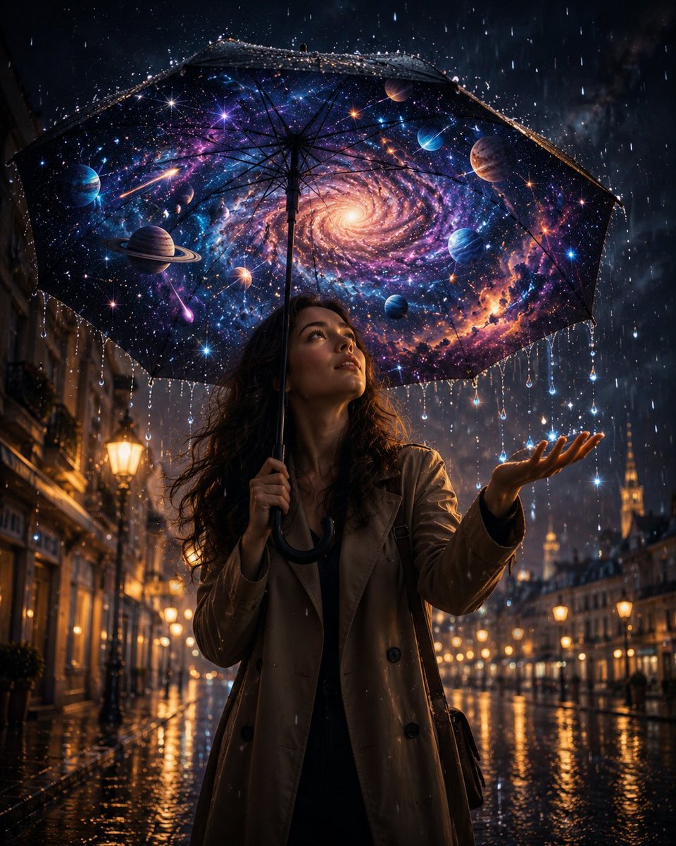 Create a breathtaking cinematic fantasy scene on a {argument name="location" default="charming European stree… - AI提示词参考图，来自西西提示词