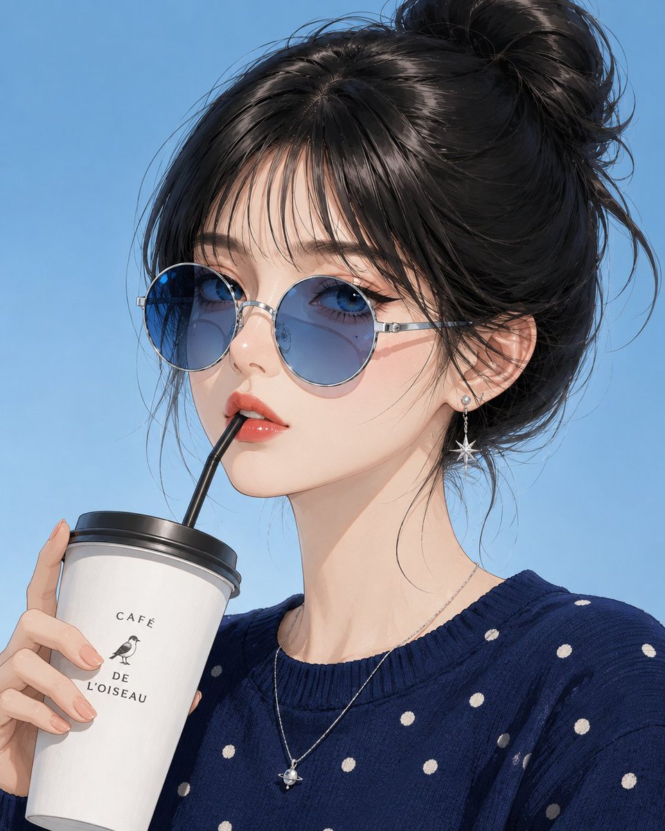 Create an ultra-detailed anime fashion editorial portrait of a {argument name="subject" default="stylish youn… - AI提示词参考图,来自西西提示词