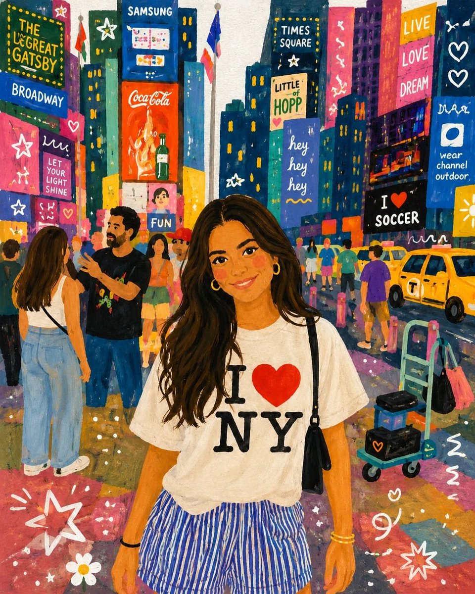 Using the provided reference image as the only source, transform the photo into a vibrant hand-painted storyb… - AI提示词参考图，来自西西提示词