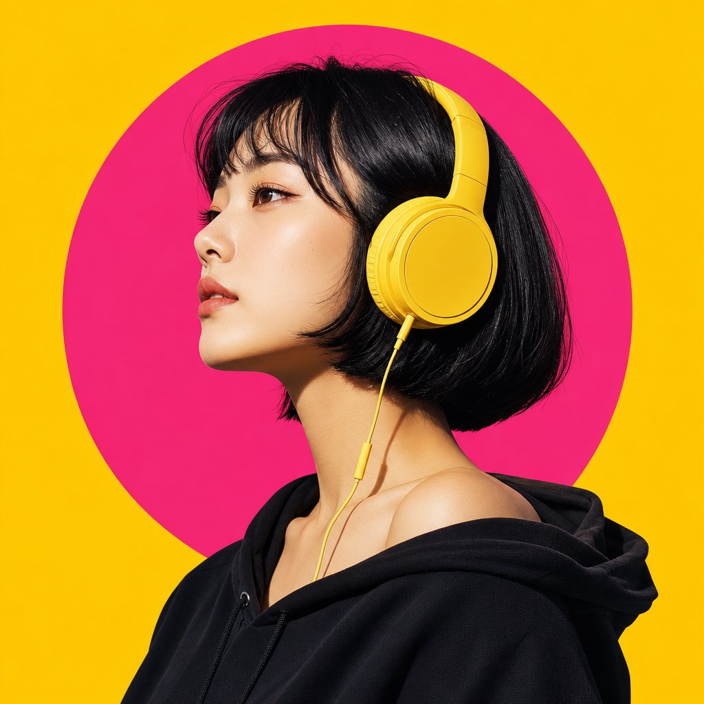 Create an ultra-detailed modern pop-art portrait of a confident {argument name="subject" default="East Asian … - AI提示词参考图,来自西西提示词