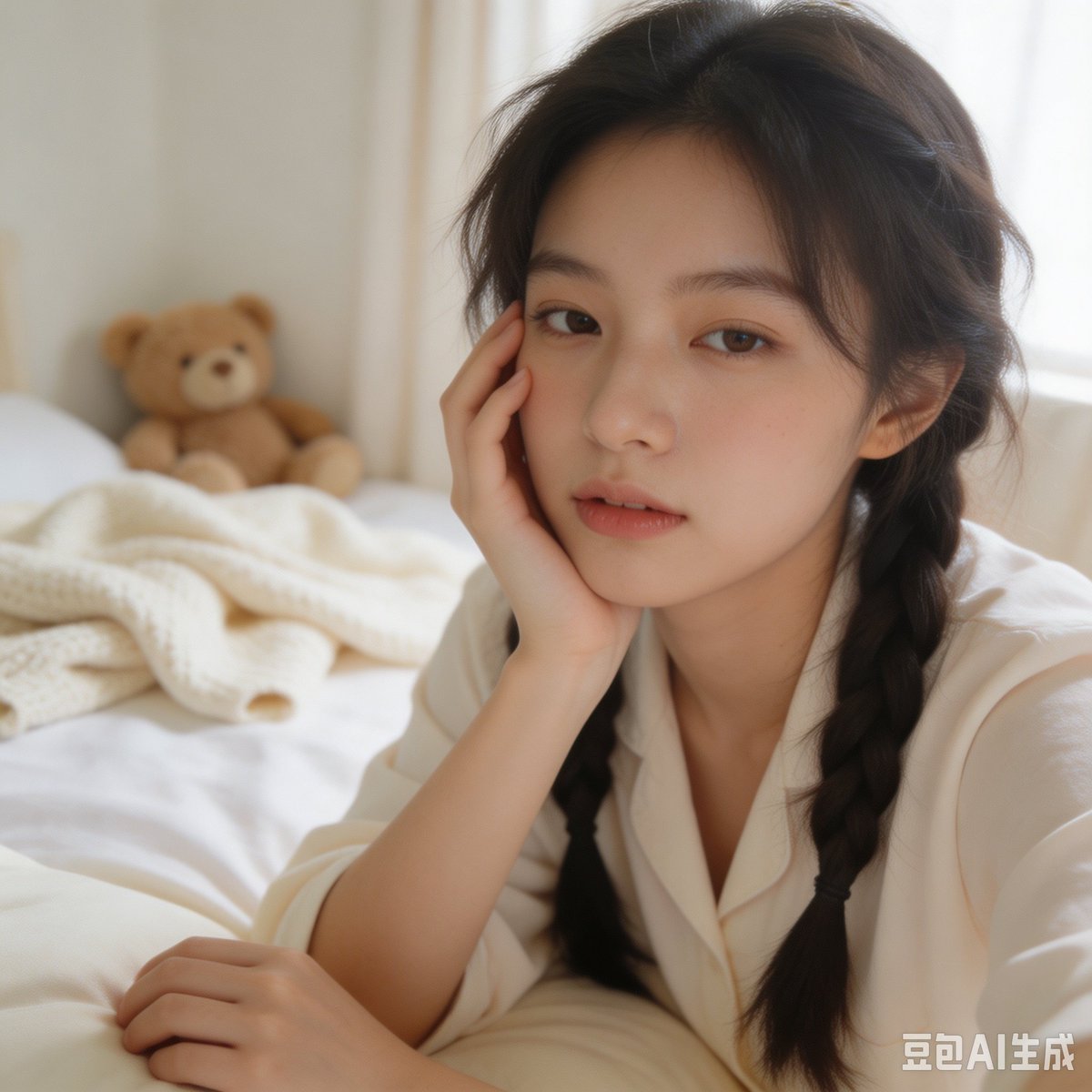 Instagram-style candid daily photography, an {argument name="age" default="18"}-year-old beautiful Asian girl… - AI提示词参考图，来自西西提示词