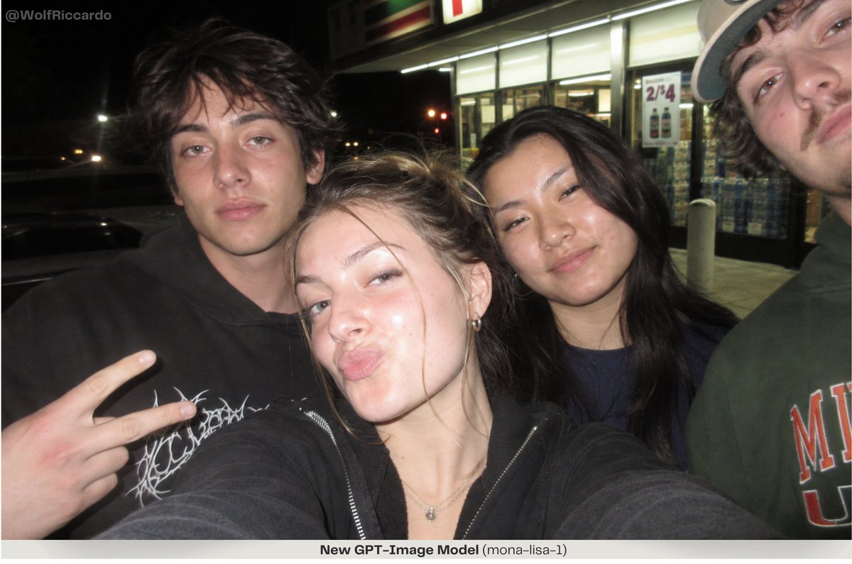 Messy amateur iPhone flash photograph taken outside a {argument name="location" default="convenience store"} … - AI提示词参考图，来自西西提示词
