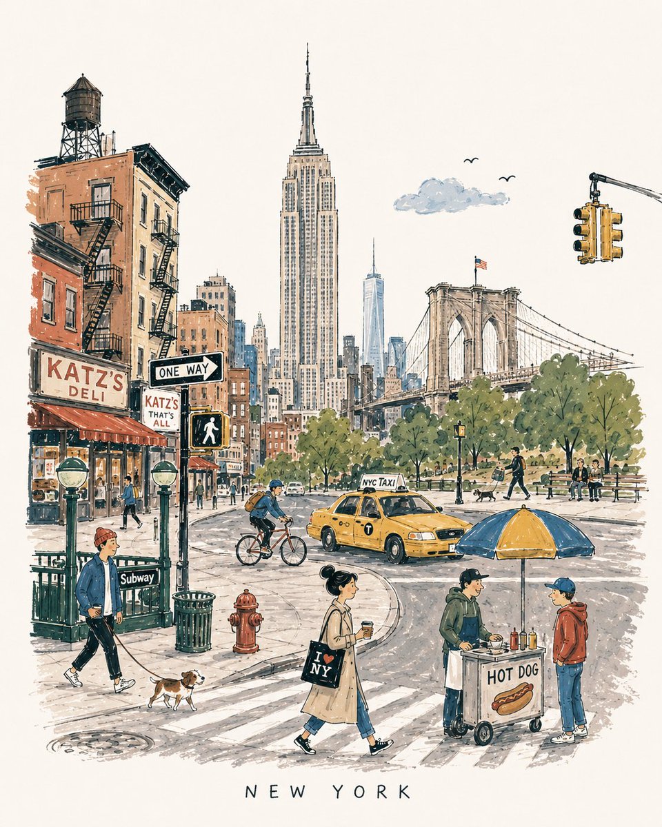 [DESTINATION] = {argument name="city name" default="London"} Create a charming vertical 4:5 mid-century trave… - AI提示词参考图，来自西西提示词