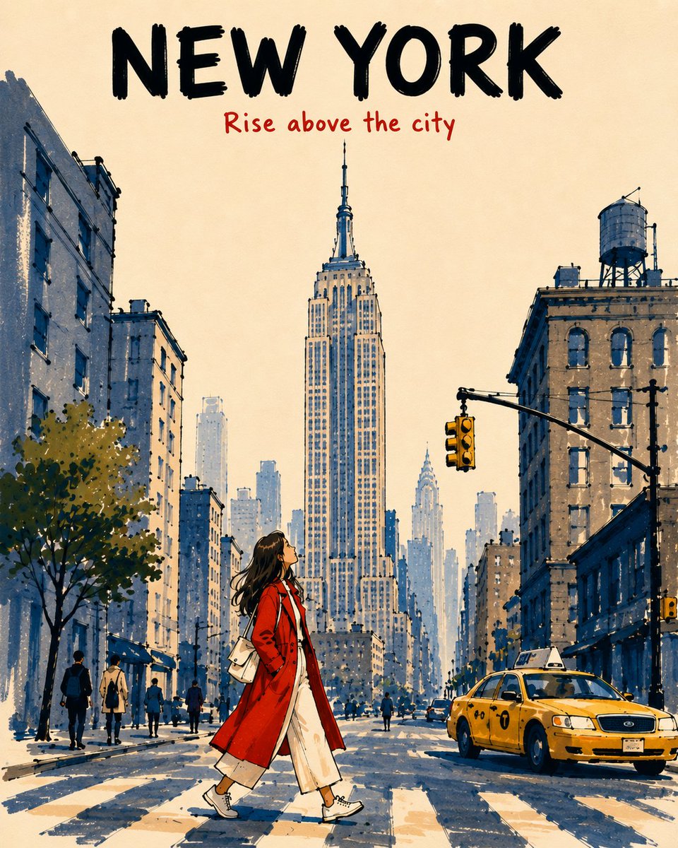 [DESTINATION] = {argument name="city name" default="London"} [LANDMARK] = {argument name="primary landmark" d… - AI提示词参考图，来自西西提示词
