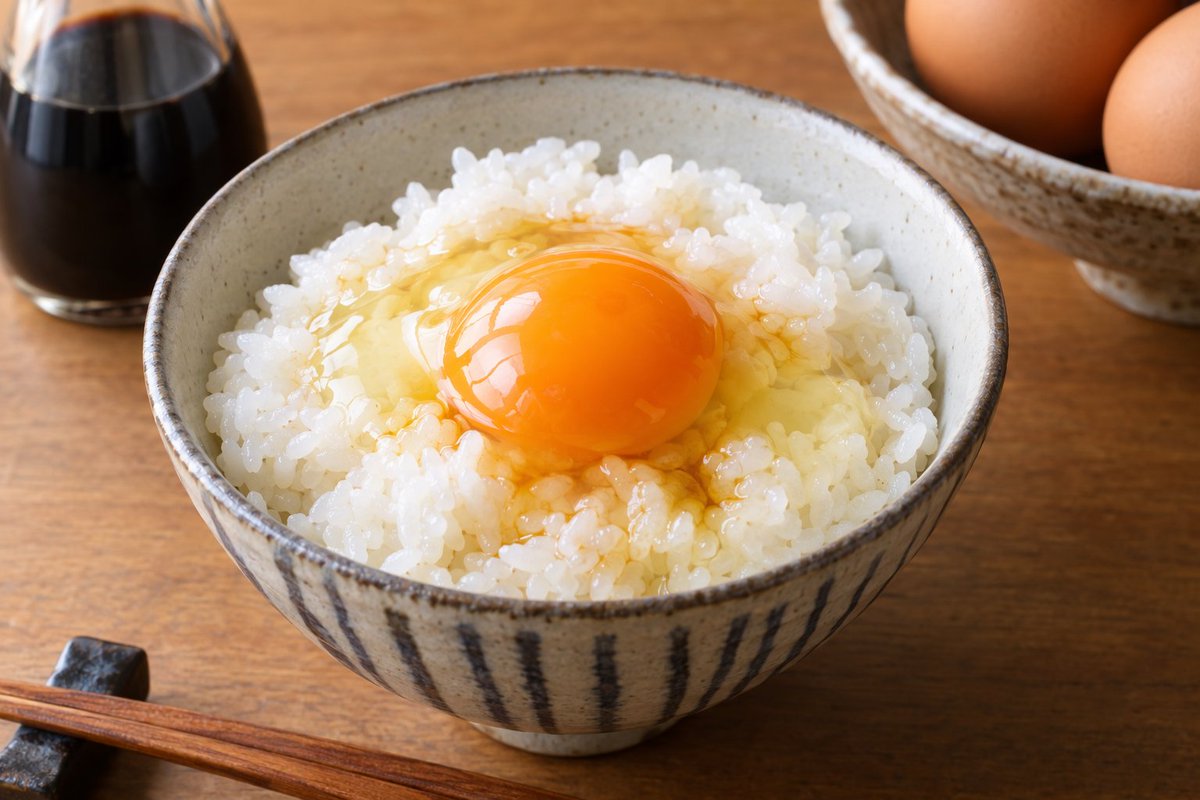 Create a photorealistic food photography image of {argument name="dish" default="tamago kake gohan, Japanese … - AI提示词参考图，来自西西提示词