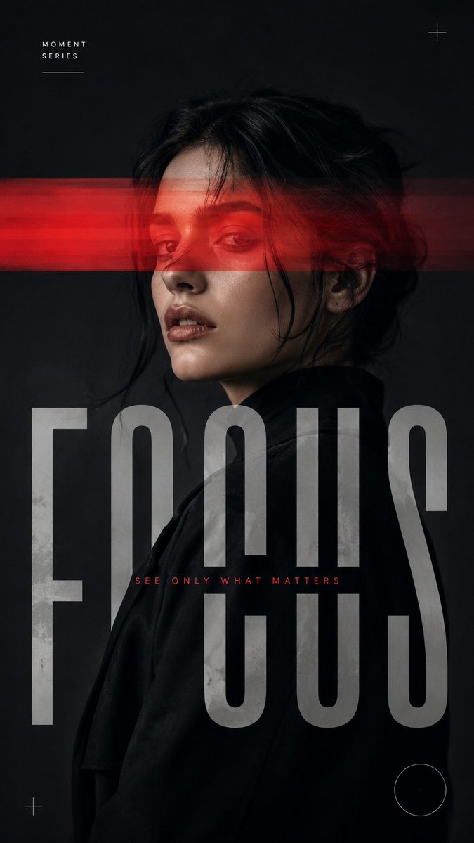 Create a medium-sized 9:16 experimental editorial portrait poster using the following customizable inputs: Su… - AI提示词参考图，来自西西提示词