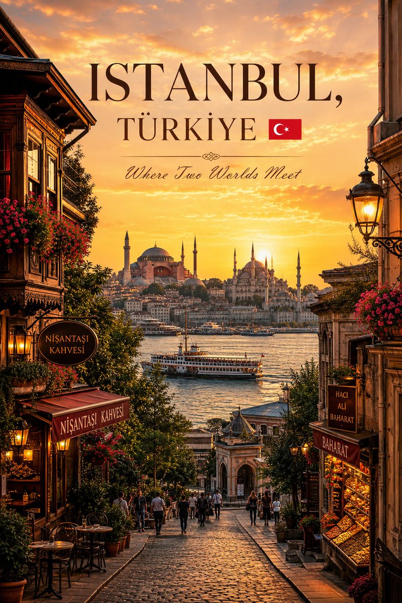 Create a premium cinematic luxury travel poster for {argument name="destination" default="ISTANBUL, TÜRKİYE"}… - AI prompt reference from CC Prompt Galaxy