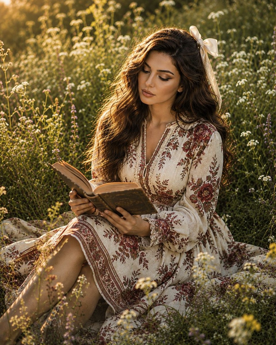 Create an ultra-photorealistic lifestyle photograph of the same {argument name="subject" default="young woman… - AI提示词参考图，来自西西提示词