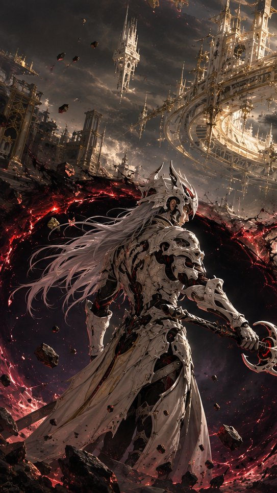 One more cut could kill the god. Then he saw what else it would kill. CHOICE OF THE VOID - AI提示词参考图,来自西西提示词