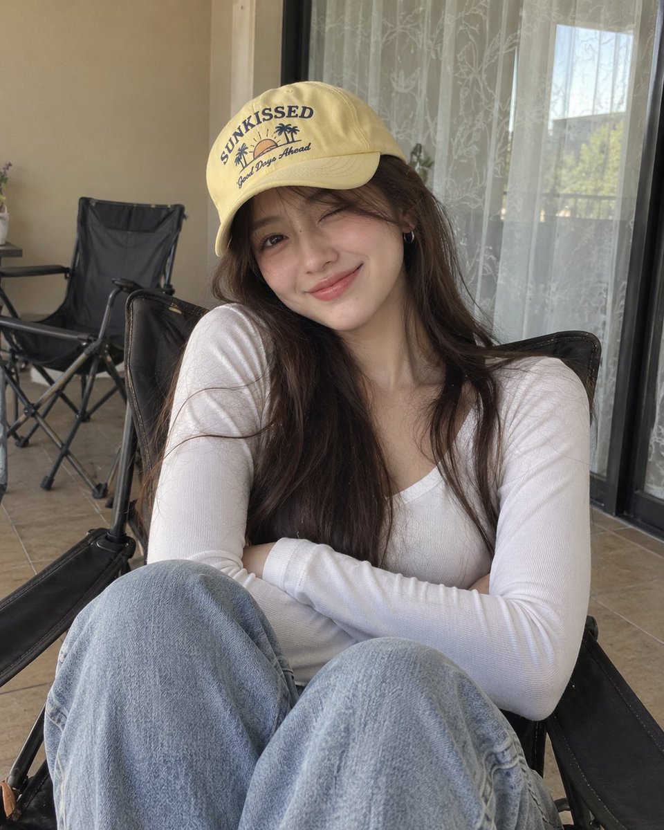 Ultra-realistic casual portrait of {argument name="subject description" default="a young woman"} sitting comf… - AI提示词参考图，来自西西提示词