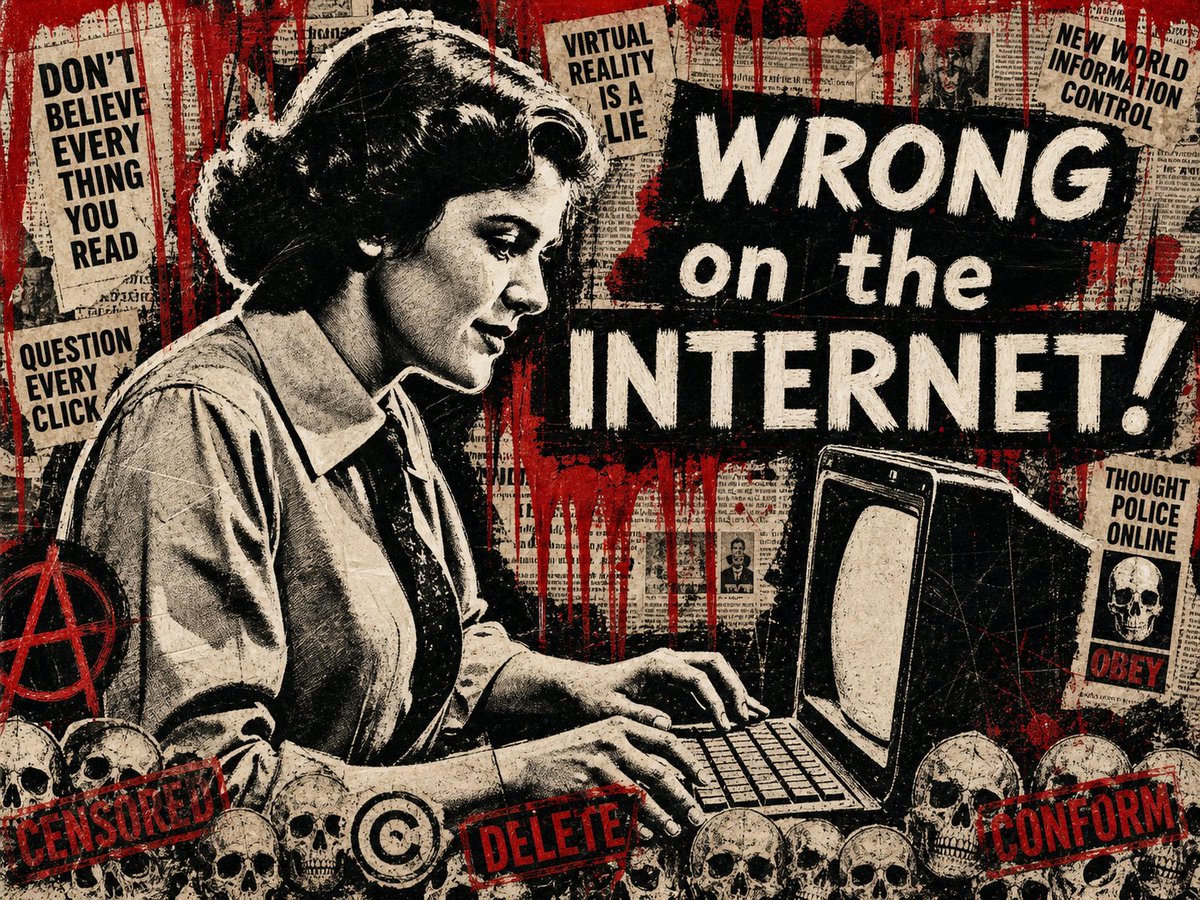 gritty {argument name="style" default="horror-punk"} collage in newsprint, torn paper, xerox grain, and {argu… - AI提示词参考图，来自西西提示词