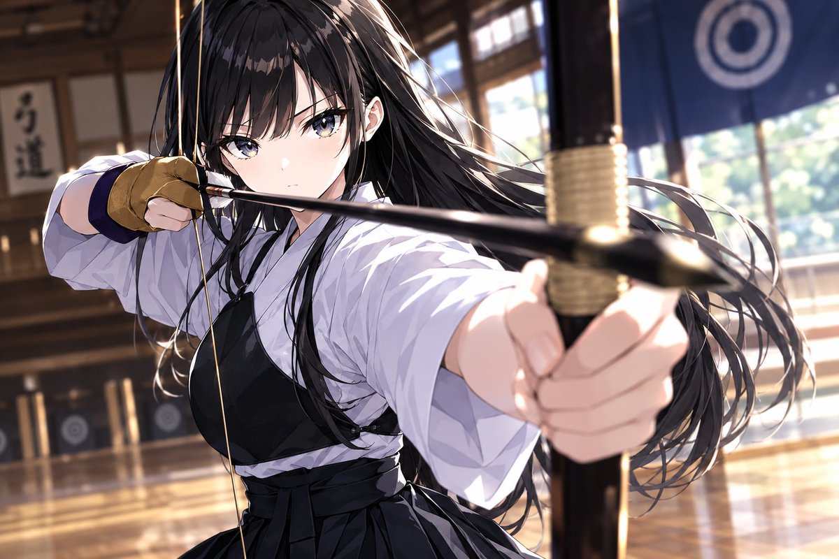 Create a dynamic cinematic anime illustration of {argument name="character name" default="a young female kyud… - AI提示词参考图，来自西西提示词