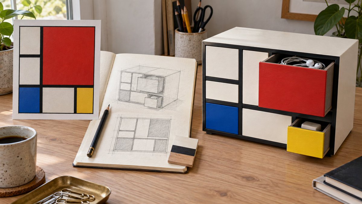 Generate a 16:9 horizontal desktop design presentation. On the left, place a painting reference of {argument … - AI提示词参考图，来自西西提示词