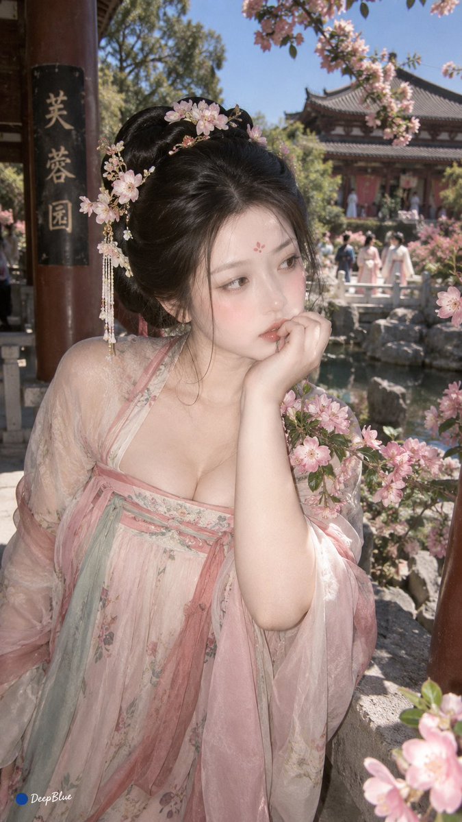 You are an interactive ancient beauty character creation game. Determine core character features through 8 st… - AI提示词参考图，来自西西提示词