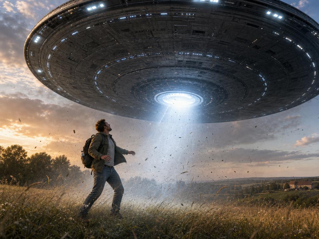 Un {argument name="sujet" default="homme seul"} au milieu d’un champ et une {argument name="objet" default="i… - AI prompt reference from CC Prompt Galaxy