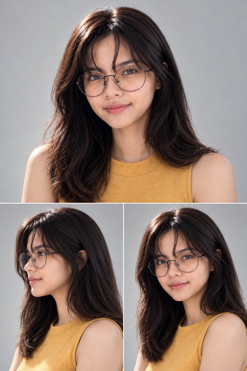 Create a highly realistic professional beauty portrait using the provided reference image. STRICT IDENTITY & … - AI提示词参考图，来自西西提示词
