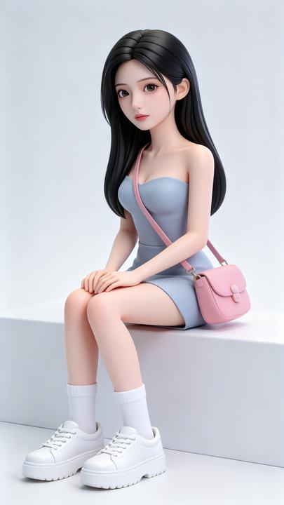 韩系甜妹盲盒潮玩IP角色